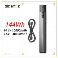 Sidande 144Wh ที่ใส่แบตเตอรี่72Wh 57.6Wh แหล่งจ่ายไฟแบบสกรู1/4 "แบบสากลสำหรับกล้องโทรศัพท์ไฟถ่ายภาพ