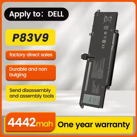 BNN P83V9 CDTT2 4442mah Battery for Dell Precision 14 5470 5480 Series Precision 5470 P83V9 Notebook