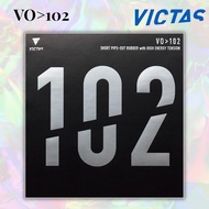 VICTAS VO>102 Table Tennis Rubber Offensive High Energy Tension Black 2.0