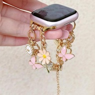 Charm Chain Strap For iwatch series 1 2 3 4 5 6 7 8 9 10 SE Ultra HT