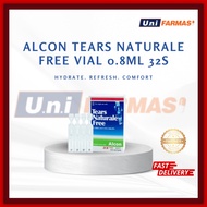 ALCON TEARS NATURALE FREE VIAL 0.8ML 32S