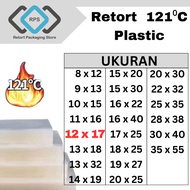 Retort 121 C - 12 x 17 plastic, heat-resistant boilpack packaging - 12 x 17 (1 pc)