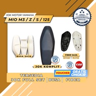 Mio M3 Z 125 motorcycle seat, standard yamaha Mio seat & variation I Fullset I Foam I Black and Whit
