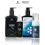 Quà Tặng Nam Giới Bergami, Sữa Tắm Nam & Dầu Gội Hương Nước Hoa 330ml, Bọt Vệ Sinh Nam 100ml, Sữa Rử