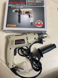 Tặng mũi khoan 35k Máy khoan CROWN ROCK CT2344 được sử dụng đểkhoan tường gỗ...