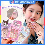 Bella Children's Nail Stickers Fake Nails for Kids Sanrio Nail Stickers Kids Girl Nail Art Stickers 