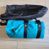 二手近乎全新 CAMPING MAT 自動充氣 單人 對摺 床墊 露營用品