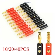 NARCISSUS1Y7KJ Speaker Plugs Gold Plated Screw Speakers Accessories Audio Jack