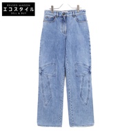 香奈兒 [近全新/國內正品] 26SS P80580V73058RIBON牛仔褲 36碼 [二手]