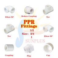 PPR Fittings PPR Elbow、PPR Coupling、PPR Tee、PPR Reduce、PPR End Cap、PPR Plug、 PPR Pipe