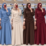 HARUKA SKIRT SET KNIT SKIRT SET ONE SET SKIRT/ SET/ MODERN MUSLIMWanita