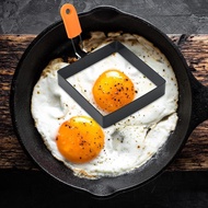 Square Egg Ring Non Stick Egg Ring Mold Square Egg Ring for Frying Egg Egg Cooking Rings with Silico
