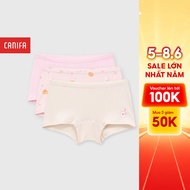 Combo of 3 CANIFA girls' underwear in boyshort style with good elasticity | OEKO-TEX 1US26A003