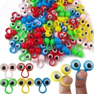 [READY STOCK]  50 Pcs Eye Ring Finger Eyes Puppet Puppets Party Favor Toys for Kids Educational Googly Eyeball