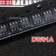Bag of 5 IC DW01 DW01-A SOT-23-6 (SMD) protects battery charging equivalent to DW01D DW01A DW01AK