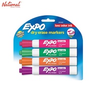 Expo Whiteboard Marker 4'S Assorted Chisel Tip 4016652