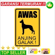 Acrylic sign for fierce dog Cool