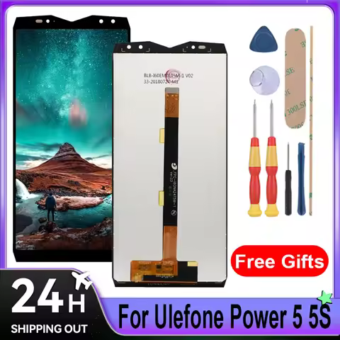 For Ulefone Power 5 Power 5S LCD Display + Touch Screen Full Assembly Mobile Phone Replacement Parts