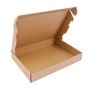 กล่องกระดาษคราฟท์หลายขนาดสีขาว/น้ำตาล10ชิ้นของขวัญงานแต่งงานของขวัญเล็กๆทำมือสบู่ช็อคโกแลตลูกกวาดกล่องของขวัญ