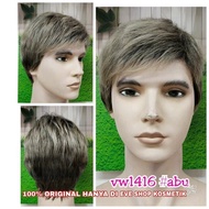 RAMBUT PALSU WIG PRIA LAKI LAKI COWOK COWO KOREA NATURAL MODEL CEPAK