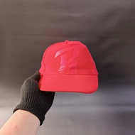 MERAH Unisex Simple Cap Hat for Men and Women RELAY Red