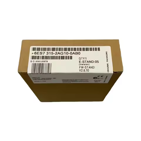 Original New SIMATIC S7-300 Central Processing Unit 6ES7315-2AG10-0AB0 6ES7 315-2AG10-0AB0 Programma
