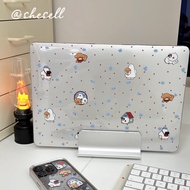 Shesell Macbook case (Glitter)Cute Ghost M4 2025 Air13/15/Pro13 Inch For Mac A2681