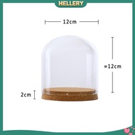 [HellerySG] Glass Cloche Dome Jar Dollhouse Terrarium with S