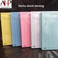 A5 Stock Card 160 GSM Thick - Stock Card Inventory Warehouse Note Book Enter Exit