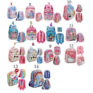 School Bags 33 School Bags for Girls and Boys PG Beautiful PAUD/ Waterproof Sponge Fabric Material T