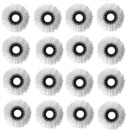 4 Pack Mop Replacement Heads for 360 ° Spin Mop, Microfiber Spin Mop Refills, Easy Cleaning Mop Head