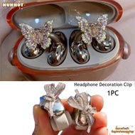 HUHNOT Headphone Diameter Buckle, Rotatable Removeable Headphone Decoration Clip, Creative Gift Zirc