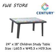 Century Foldable Plastic ABC Table / Picnic Table / Kids Table / Study Table 1818L