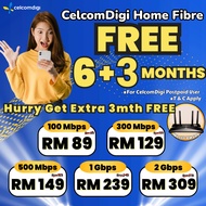 CELCOMDIGI HOME FIBER Free 9 bulan -Daftar 100MBPS - 300MBPS -500MBPS -1GBPS-2GBPS Celcom Digi Apply
