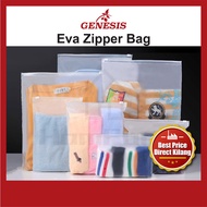 Frosted Eva Zipper Bag Plastic Packaging Bag Travel Clothes Organiser Storage