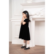 LEAH baby girl dress designed with short sleeve collar, lovely lady for 3,4,5,6,7,8,9,10 year olds -