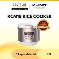 Khind RCM18 Toshiba Digital Rice Cooker Multi RC-10NMFIM similar Dessini |Gaabor |Pensonic |Cornell