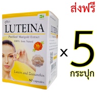 LUTEINA 60cap [FIVE Bott] ลูทีน่า  SET 5 กระปุก
