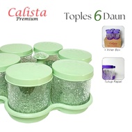 Toples Kue Calista Kaca 1 Set Lebaran terbaru 2024 food grade unik dan cantik viral tiktok