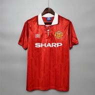 เสื้อฟุตบอลแมนเชสเตอร์ ยูไนเต็ด ชุดเหย้า & เยือน ย้อนยุคปี 1992/94 เกรดแฟนบอล Manchester United Retr