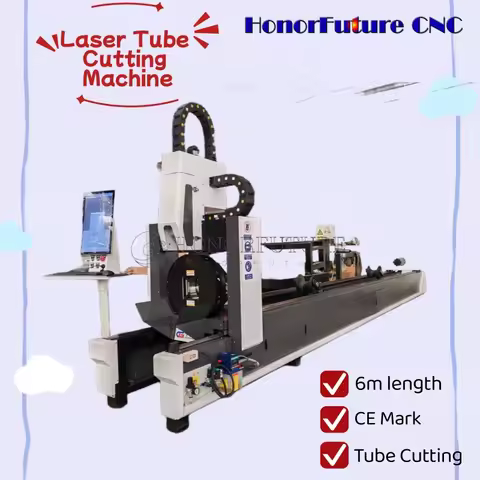 Laser Metal Tube Cutting Machine 6012T Fiber Lase Cutting Tool CNC Fiber Laser Cutter for Metal Tube