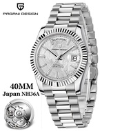 Original PAGANI DESIGN Japan NH36 Men Watches DD40 Stainless Steel Automatic Mechanical Waterproof L