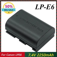 7.4V 2250mAh Digital Batteries for CANON LP-E6P EOS R5 II Camera