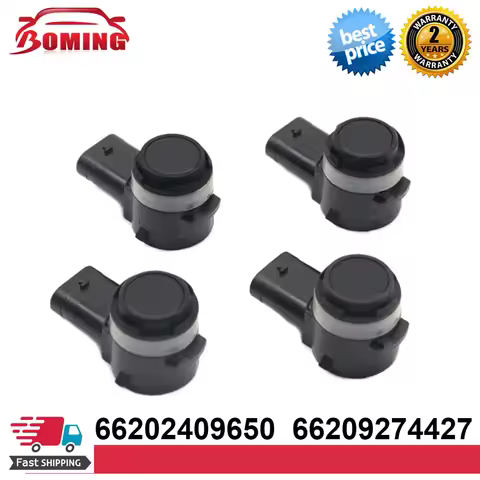 4pcs NEW PDC Ultrasonic Backup Bumper Assist Radar Parking Sensor 66202409650 66209274427 For BMW 2 