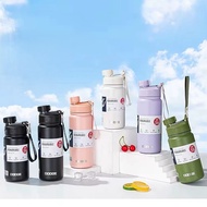 DODGE Premium Tumbler 600ml SUS 316 Stainless Steel – Internal Straw & Leak-Proof Strap