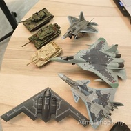 ✨     J-20f22 Fighter Su 57 Airplane Model B2 Bomber Assemble Building Block Toy Tank Gift