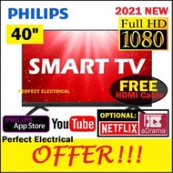 READY STOCK Philips 40 inch FULL HD LED SMART TV 40PFT5883/98 with DVBT2