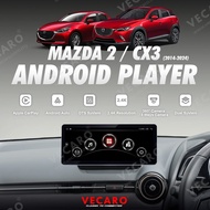 🚗 Vecaro Quantum Series Mazda 2 & CX3 Android Player  | 2.4K Display | Wireless Apple CarPlay & Andr