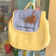 beg sekolah tahan lasak beg sekolah beg sekolah roda Cute Cartoon Girl Small Backpack Canvas Backpac