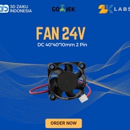 Reprap 3D Printer Fan 24V DC 40*40*10mm 2 Pin
